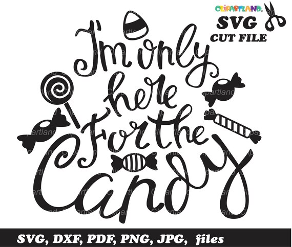 INSTANT Download. Here for the Candy Svg. Halloween Lettering | Etsy