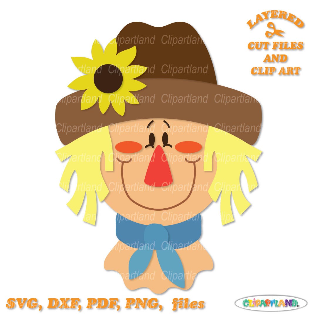 INSTANT Download Cute Scarecrow Face Svg Cut File Personal And Il 1080xN.6325108737 Ob53