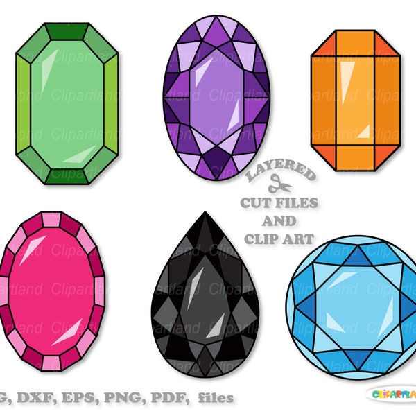 INSTANT Download. Crystal rhinestones set svg cut file and clip art. Commercial license is included ! C_4.