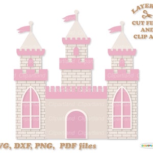SOFORTIGER Download. Mittelalterliche Burg svg geschnitten Datei. Persönliche und kommerzielle Nutzung. C_15.