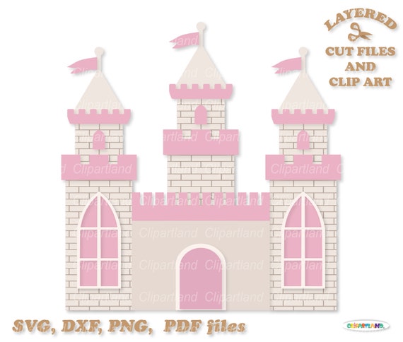 INSTANT Download. Medieval castle svg cut file. Personal and commercial use. C_15.