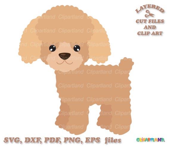 INSTANT Cute French Poodle Puppy Dog Svg Cut File