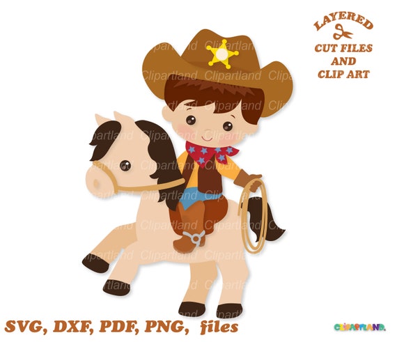 INSTANT Download. Cowboy on a Horse With a Lasso in His Hand Svg
