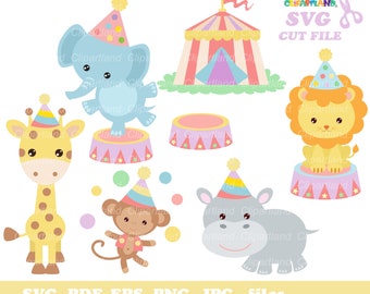 INSTANT Download. Circus animal svg cut file. Ccirc_1. Personal and commercial use.