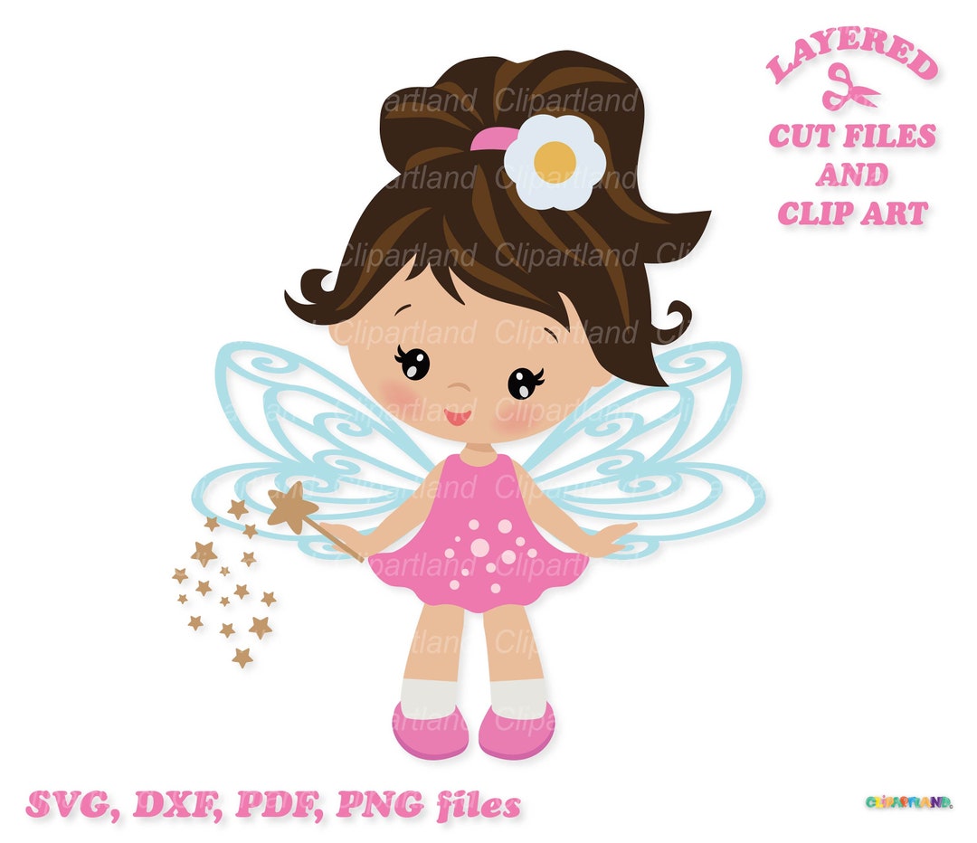 INSTANT Download. Cute Little Fairy Cut Files and Clip Art. Commercial ...