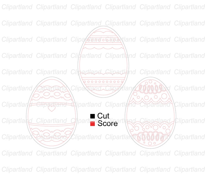 INSTANT Download. SVG Paint name kit. Easter DIY Coloring Easter Eggs set. Single line svg cut file for laser. E_6. image 2