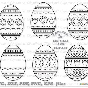 Descarga instantánea. Archivos cortados de búsqueda de huevos de Pascua y imágenes prediseñadas. ¡La licencia comercial está incluida! E_8.