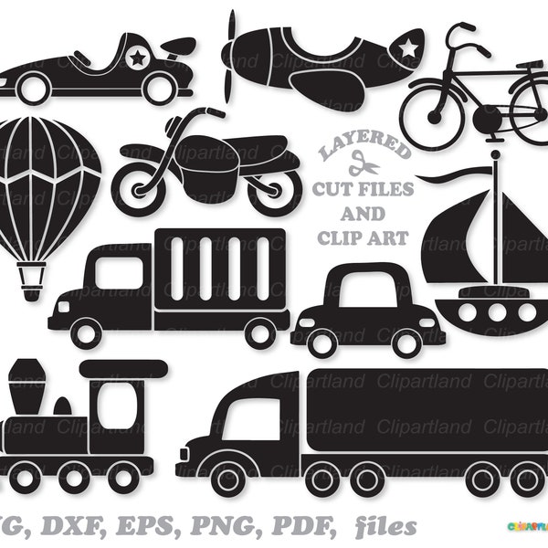 INSTANT Download. Commercial license is included up to 500 uses! Transport svg cut file and clip art. T_4.