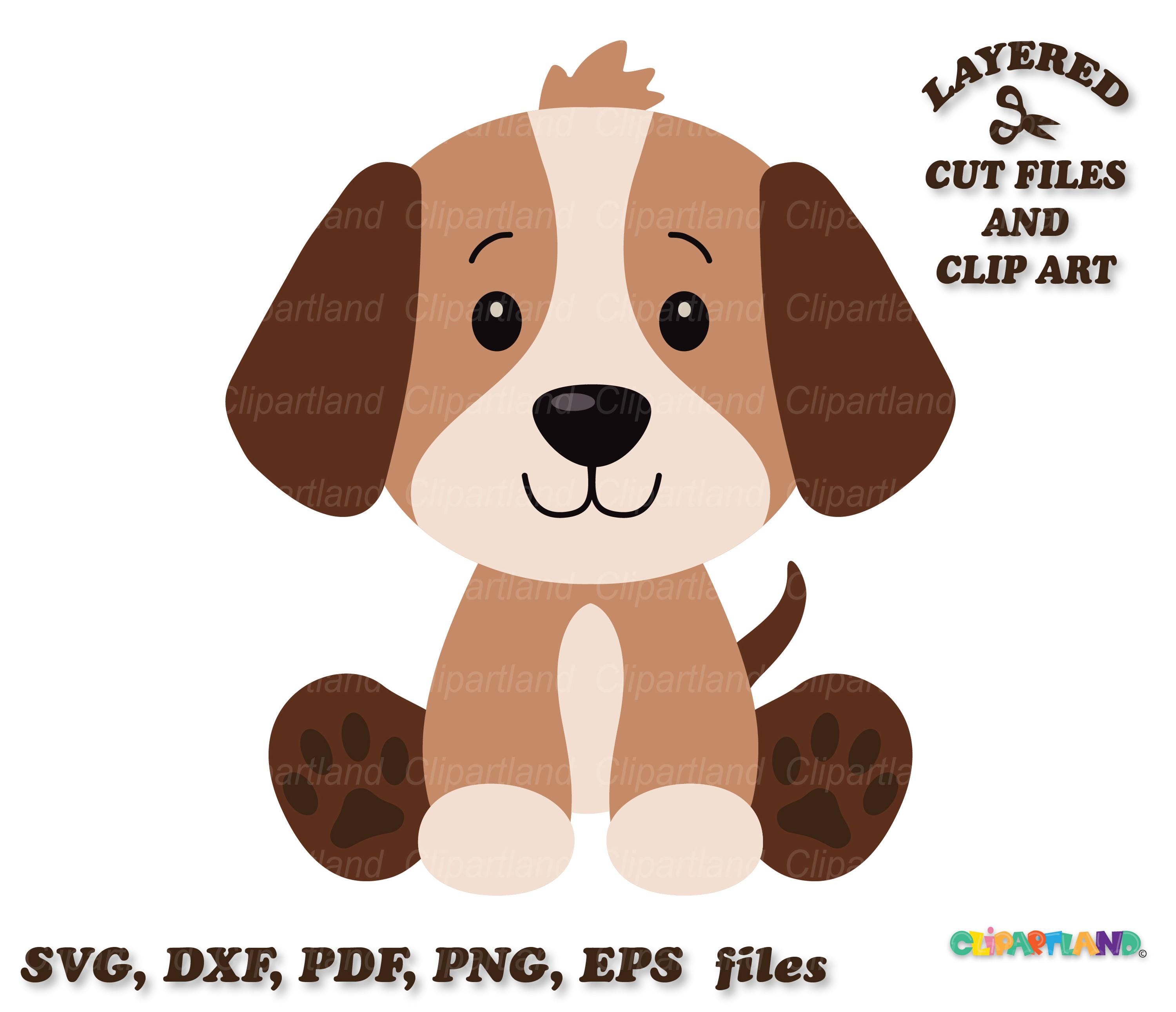 INSTANT Download. Cute Puppy Dog Svg Cut File. Personal and Commercial ...
