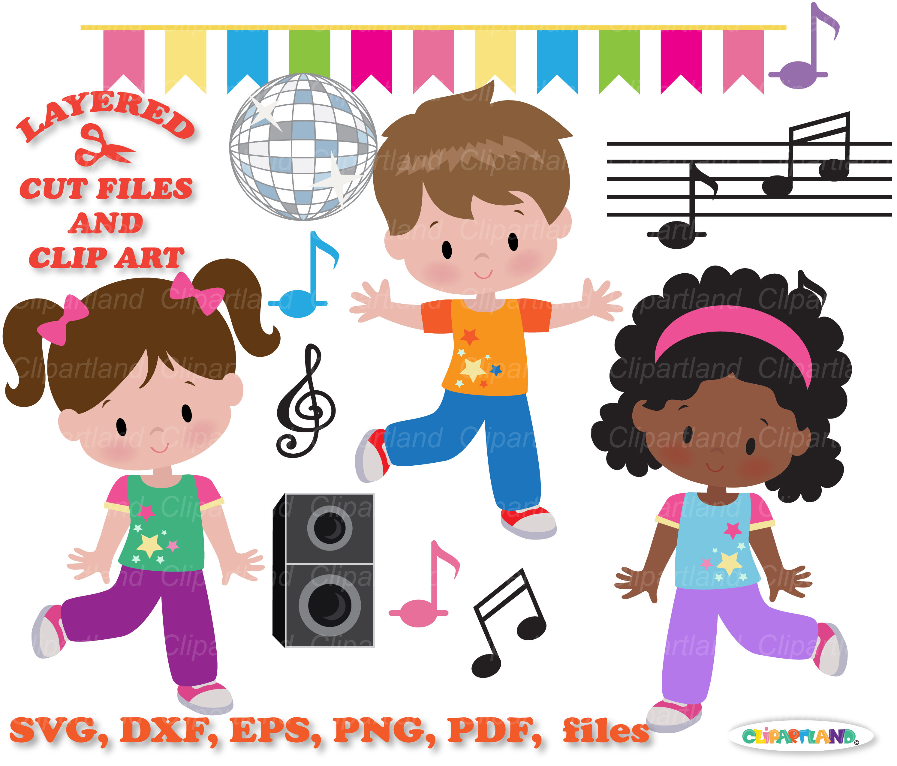 Dance Party Clip Art