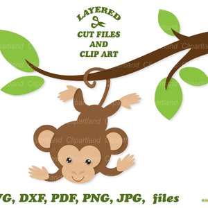SOFORTIGER Download. Affe svg Schnittdateien und ClipArt. Persönliche und kommerzielle Nutzung. M_3.