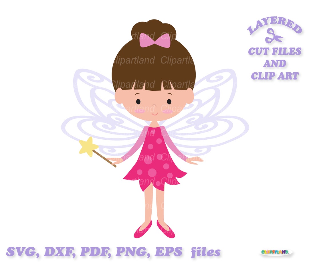 Garden Fairy Girl Clipart, SVG Cut Files (digital Download) - Etsy