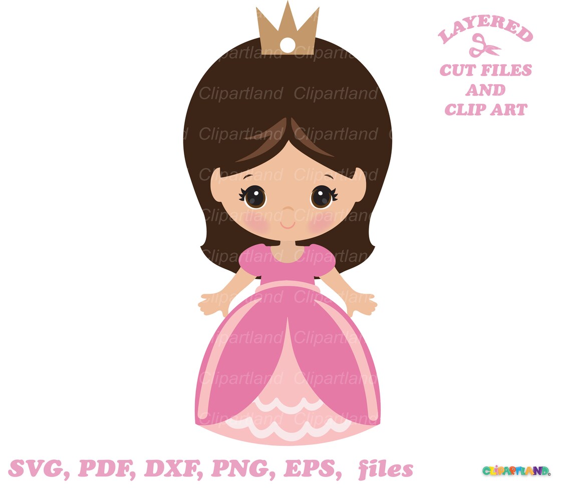 Princess Mini Svg Little Princess Clipart, SVG DXF Cut Files (digital Download) - Etsy