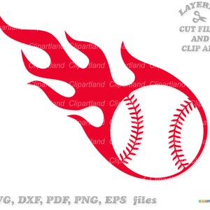 Téléchargement instantané. Fichiers de coupe svg de baseball. Cb_4. Utilisation personnelle et commerciale.