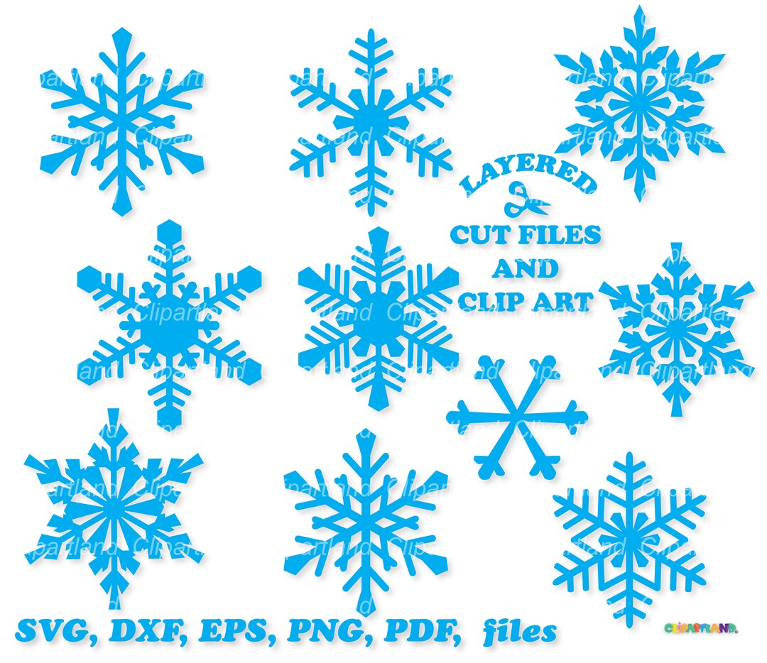 INSTANT Download. Snowflake Svg Cut Files. Personal and Commercial Use ...