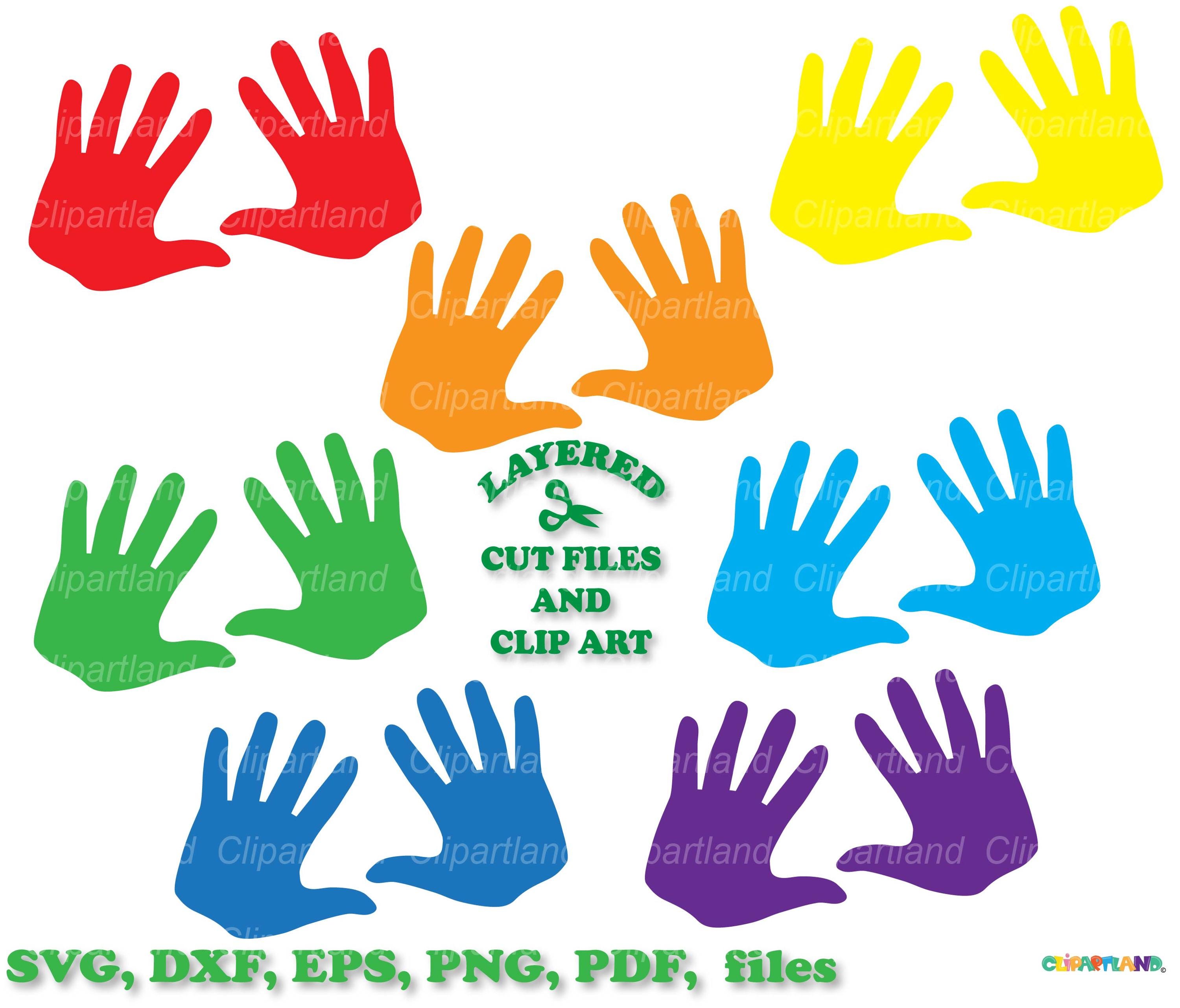 Colorful Hands - Etsy, image size:3000x2564