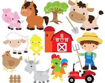 INSTANT DOWNLOAD. Farm 61. Personal and commercial use.