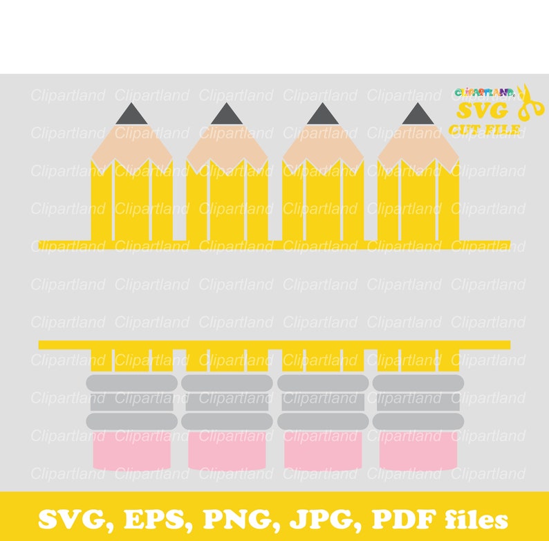 Cpm/_2 Personal and commercial use. Pencil split monogram svg cut file ON SALE INSTANT Download