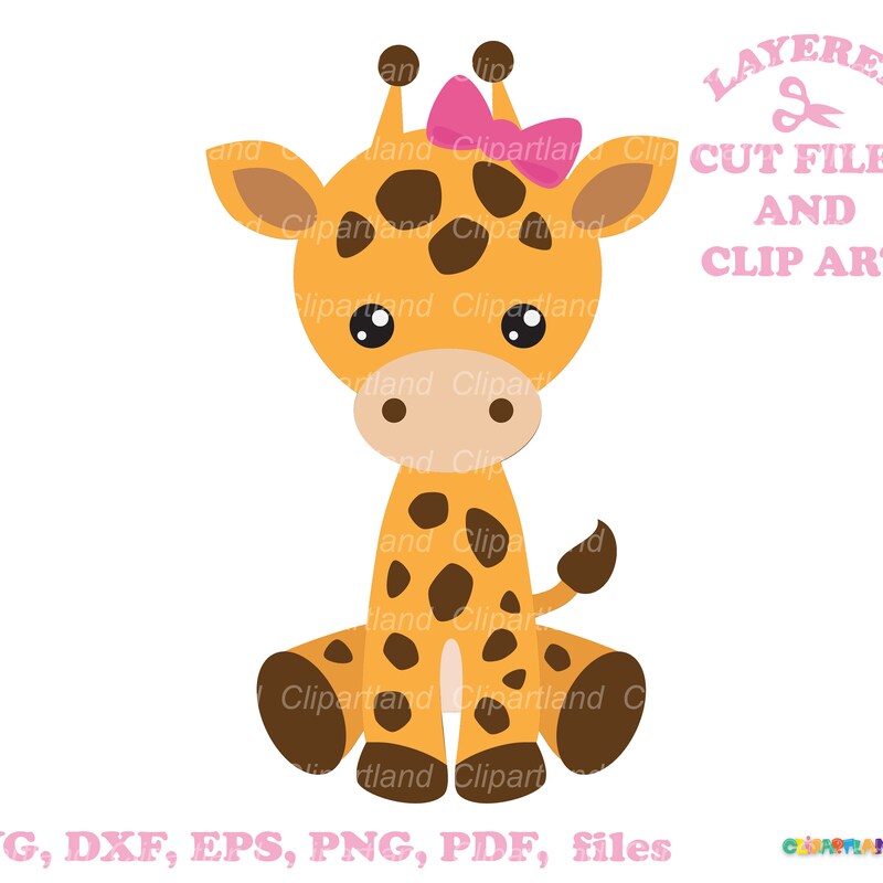 Cute Giraffe Svg - Etsy