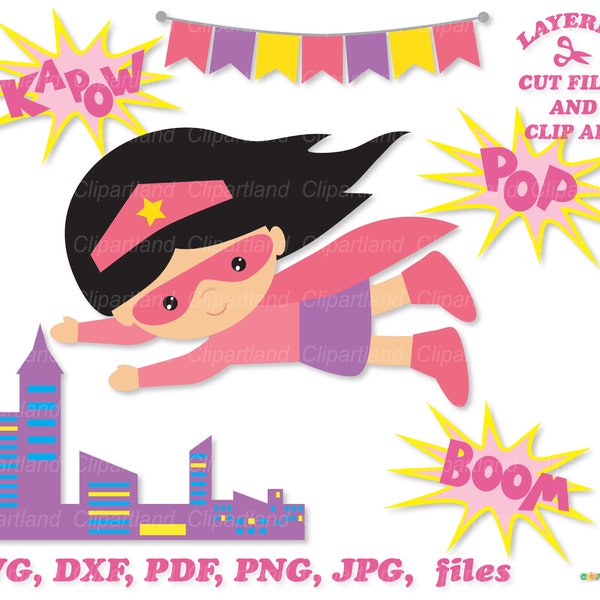 INSTANT Download. Superhero girl svg cut file. Cshg_1. Personal and commercial use.