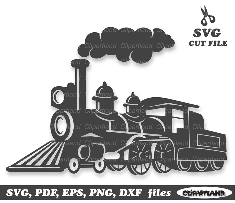 INSTANT Download. Train svg cut files. T_1. Personal and commercial image 1