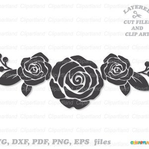 SOFORTIGER Download. Rosen svg Schnittdateien und ClipArt. Kommerzielle Lizenz ist inbegriffen. R_2.
