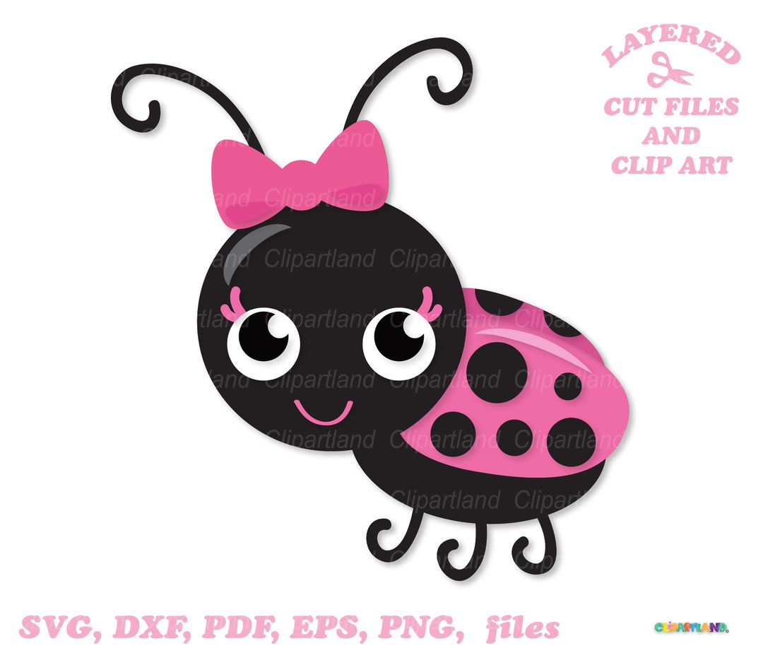 INSTANT Download. Cute Ladybug Svg Cut File and Clip Art. Commercial ...