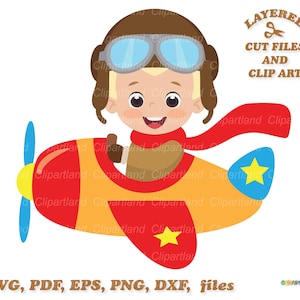 SOFORTIGER Download. Süßer kleiner Flieger Junge svg Schnittdatei. Persönliche und kommerzielle Nutzung. A_4.