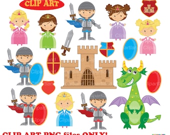 INSTANT Download. Knight,princess and dragon CK_87. Personal and commercial use.