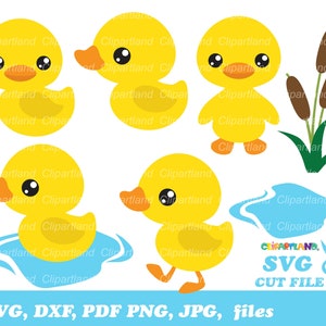INSTANT Download. Personal and Commercial use is included! Little duckling cut file and clip art. D_1.