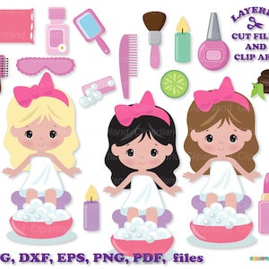 NATYCHMIASTOWE pobieranie. Pliki svg cut cute spa girl. Do użytku osobistego i komercyjnego. Spa_6.