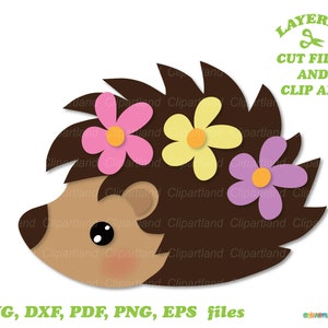 SOFORTIGER Download. Süßer Igel als Schnittmuster und ClipArt. Persönliche und kommerzielle Nutzung. H_2.