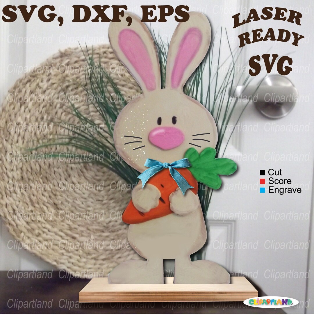 Easter Bunny Carrot Laser Cut File SVG (digital Download) - Etsy