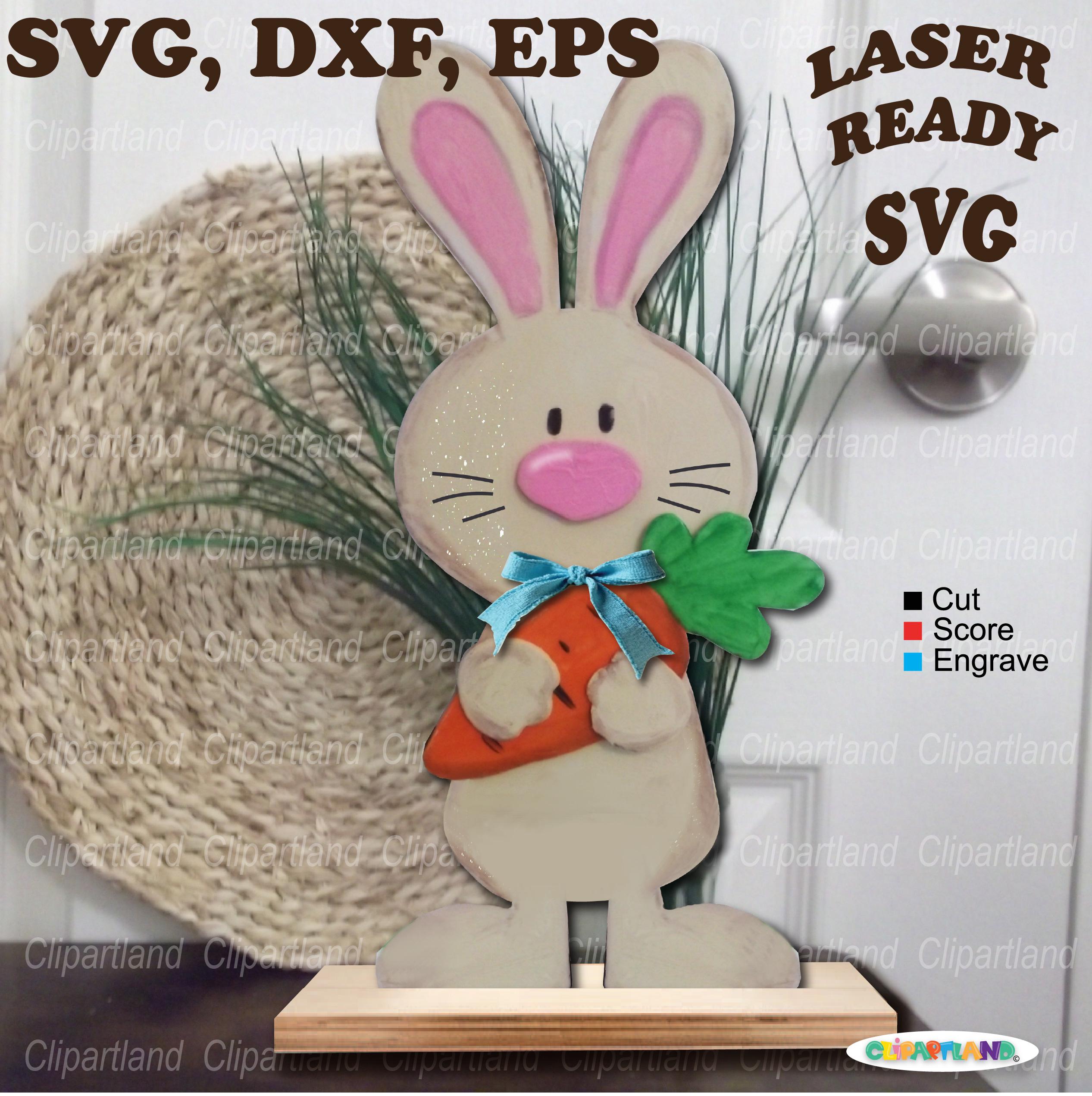 Easter Bunny Carrot Laser Cut File SVG (digital Download) - Etsy