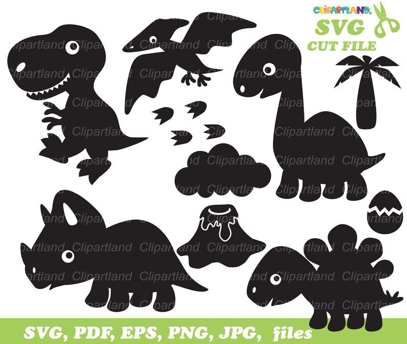 INSTANT Download. Cute dinosaur svg cut files. Cd_8. Personal | Etsy
