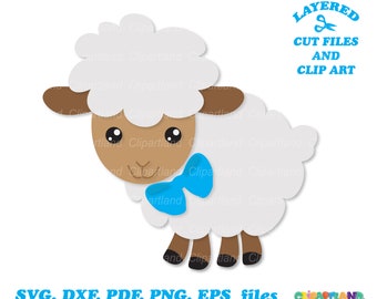 Baby Sheep SVG Cut Files & Clipart (Digital Download)