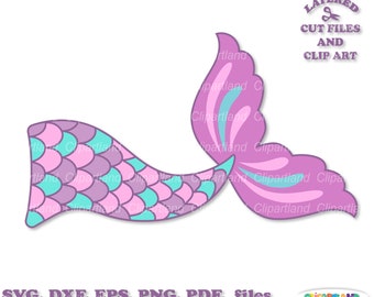 INSTANT Download. Mermaid tail cut files and clip art. Commercial license is included! M_4.