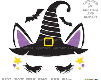 INSTANT Download. Halloween unicorn. Svg, DXF cut files.  Personal and commercial use. U_3.
