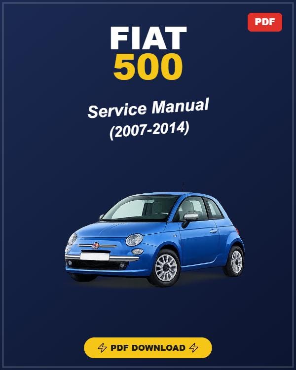 Fiat 500 workshop manual - Etsy 日本
