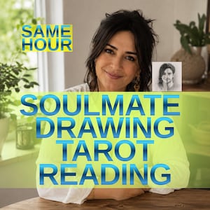 Future Soulmate Drawing & Tarot Reading, Twin Flame Love Guidance (Digital Download)
