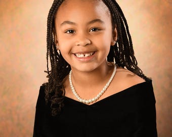 Kindergarten Preschool Size Black Velvet Graduation Drape for Photography