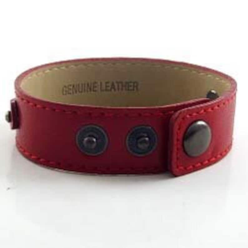 Wristband Nebraska Huskers Genuine Leather image 9