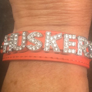 Wristband Nebraska Huskers Genuine Leather image 8