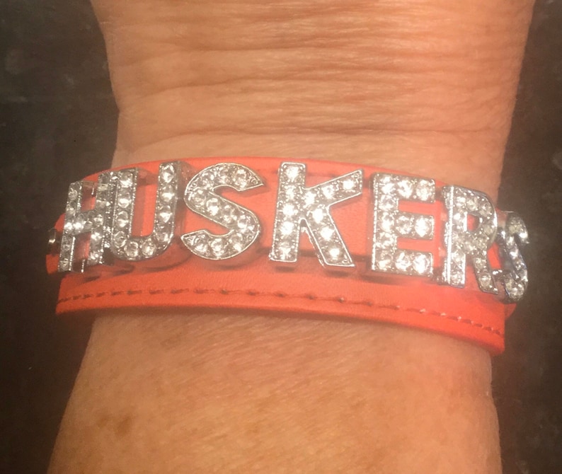 Wristband Nebraska Huskers Genuine Leather image 8