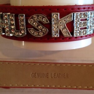 Wristband Nebraska Huskers Genuine Leather image 3