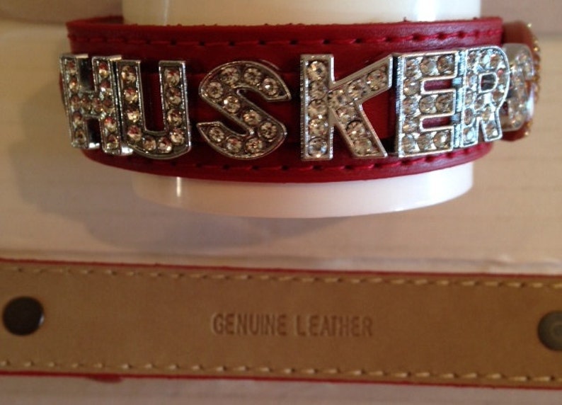 Wristband Nebraska Huskers Genuine Leather image 3