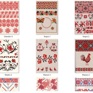 Instant download 57 pdf pages Ukrainian folk embroidery patterns digital, embroidery design, diy boho chic cross stitch PART 1 image 5