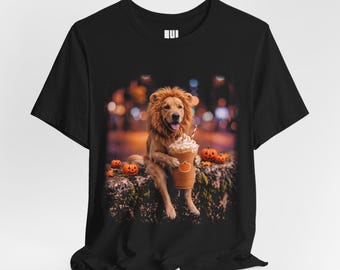 Camiseta de Halloween de Labrador Golden Retriever / Camiseta estampada de Labrador Golden Retriever espeluznante / Regalo de disfraz de Halloween adorable