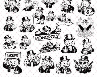 Monopoly Man - SVG and PNG Files