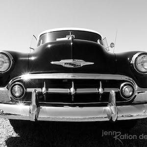 1954 Chevy Bel Air, 54 Chevy, Classic Car Photography, Antique Car Wall Art, Gift for Car Lover, 1955 Chevy Photograph Print